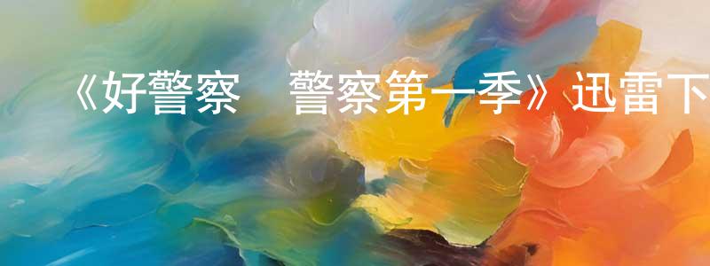 影視迷蔡成生的個人博客,《好警察壞警察第一季》迅雷下載/在線觀看-犯罪歷史-美劇天堂